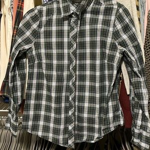 Plaid J Crew Blouse